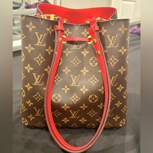 Louis Vuitton NOE NOE MM red